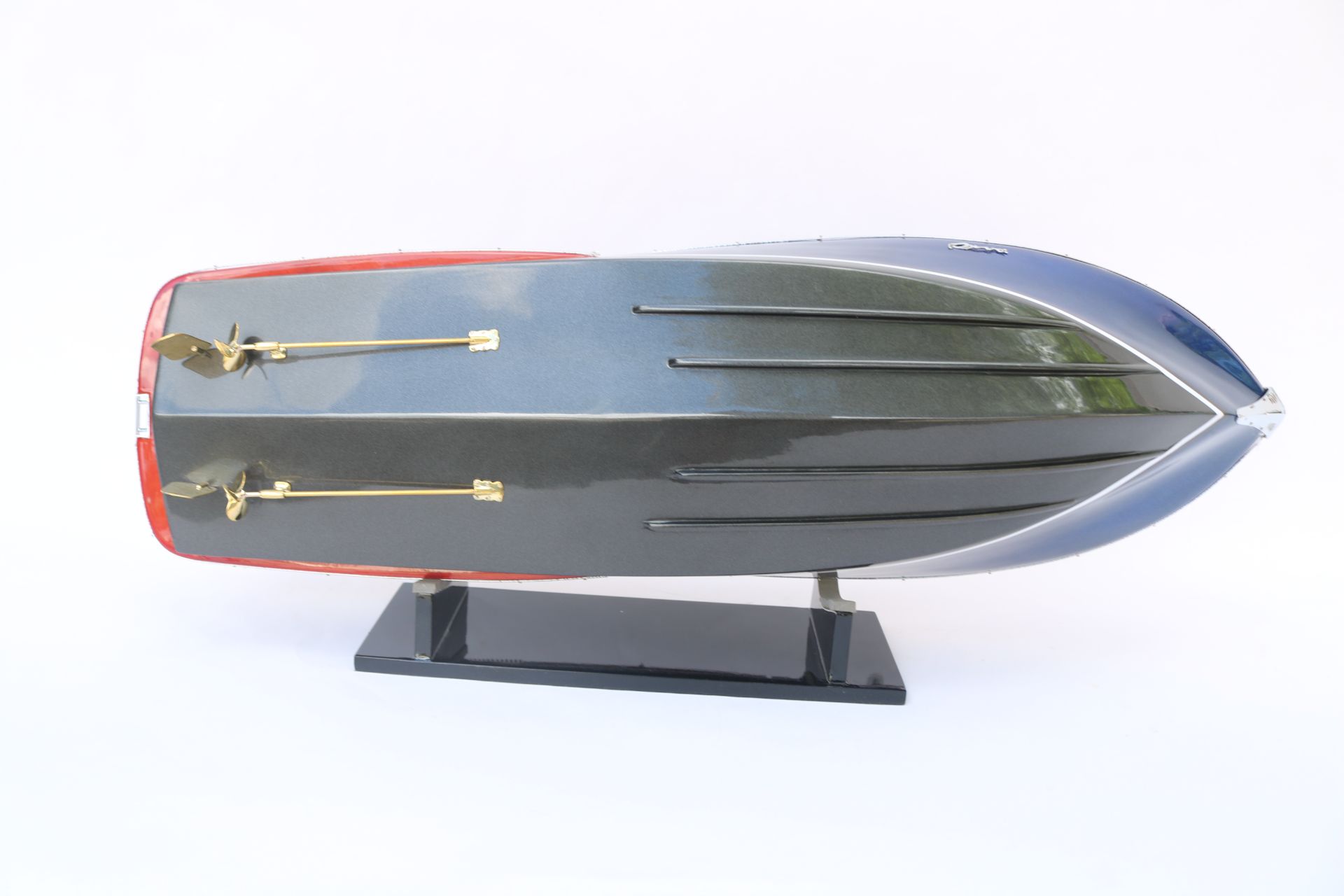 RIVA DARK BLUE MODEL SHIP - 27"