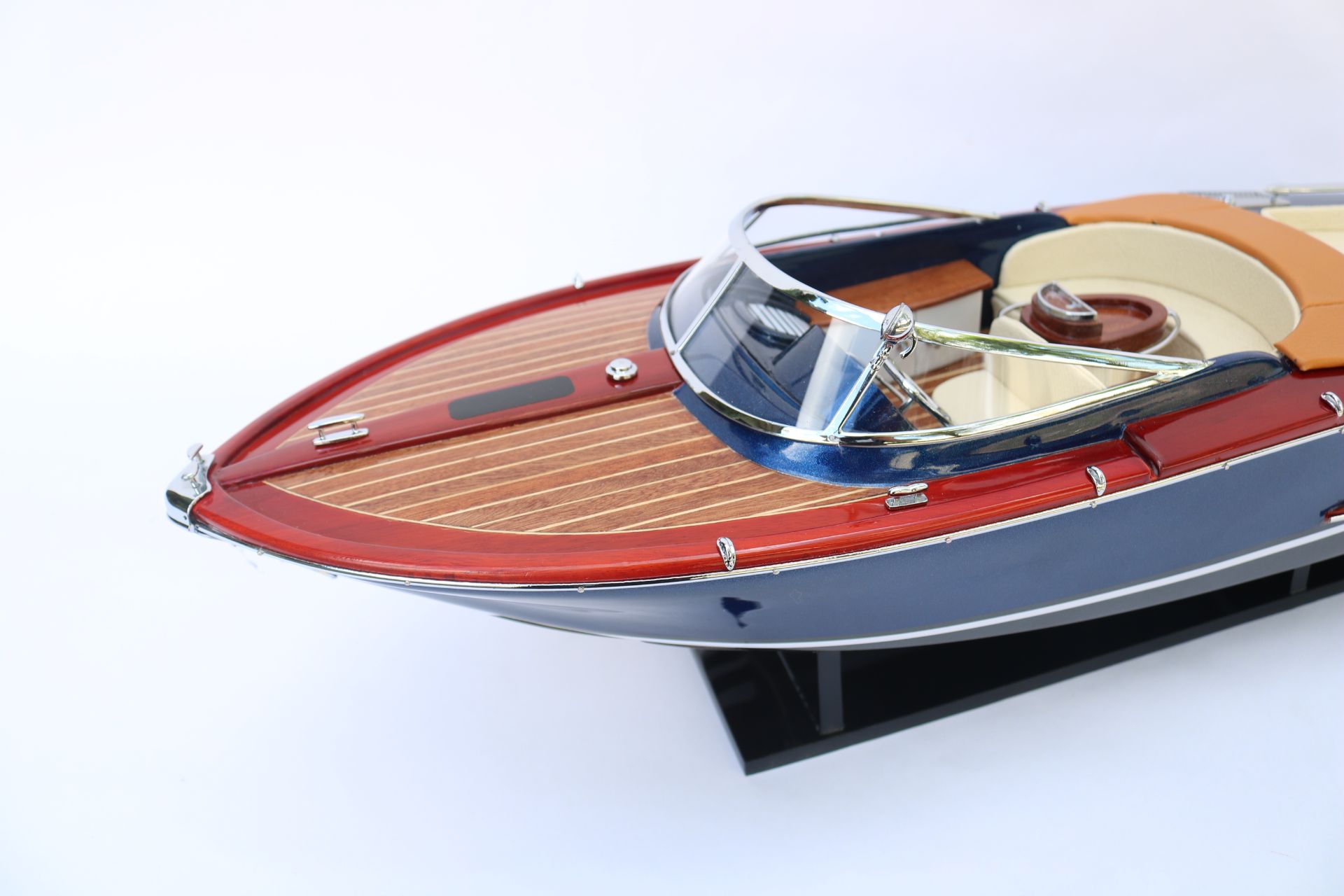 RIVA DARK BLUE MODEL SHIP - 27"