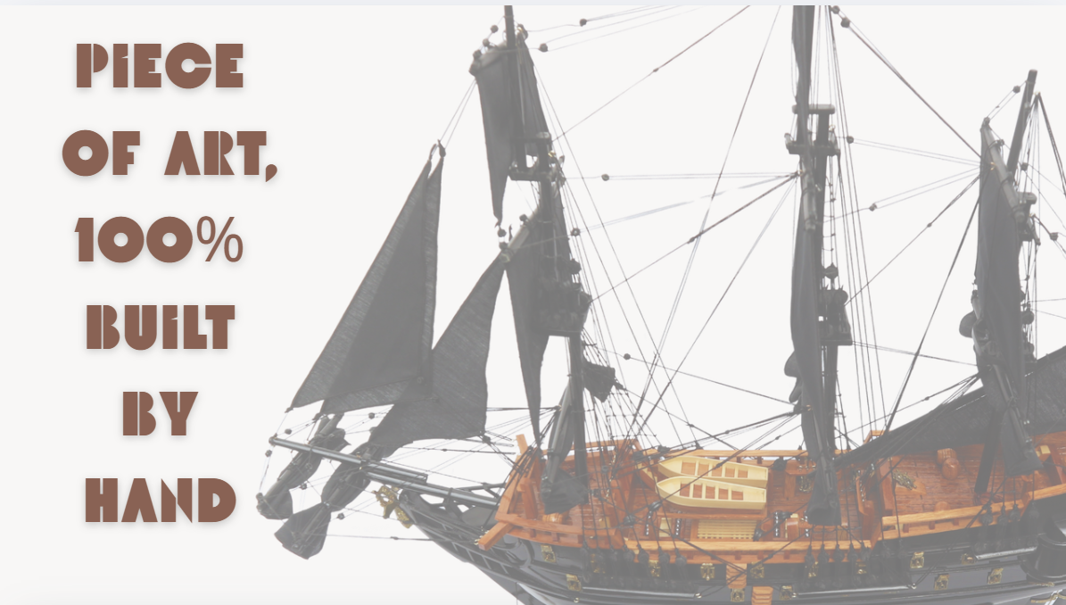 BLACK PEARL tallship model - Copy