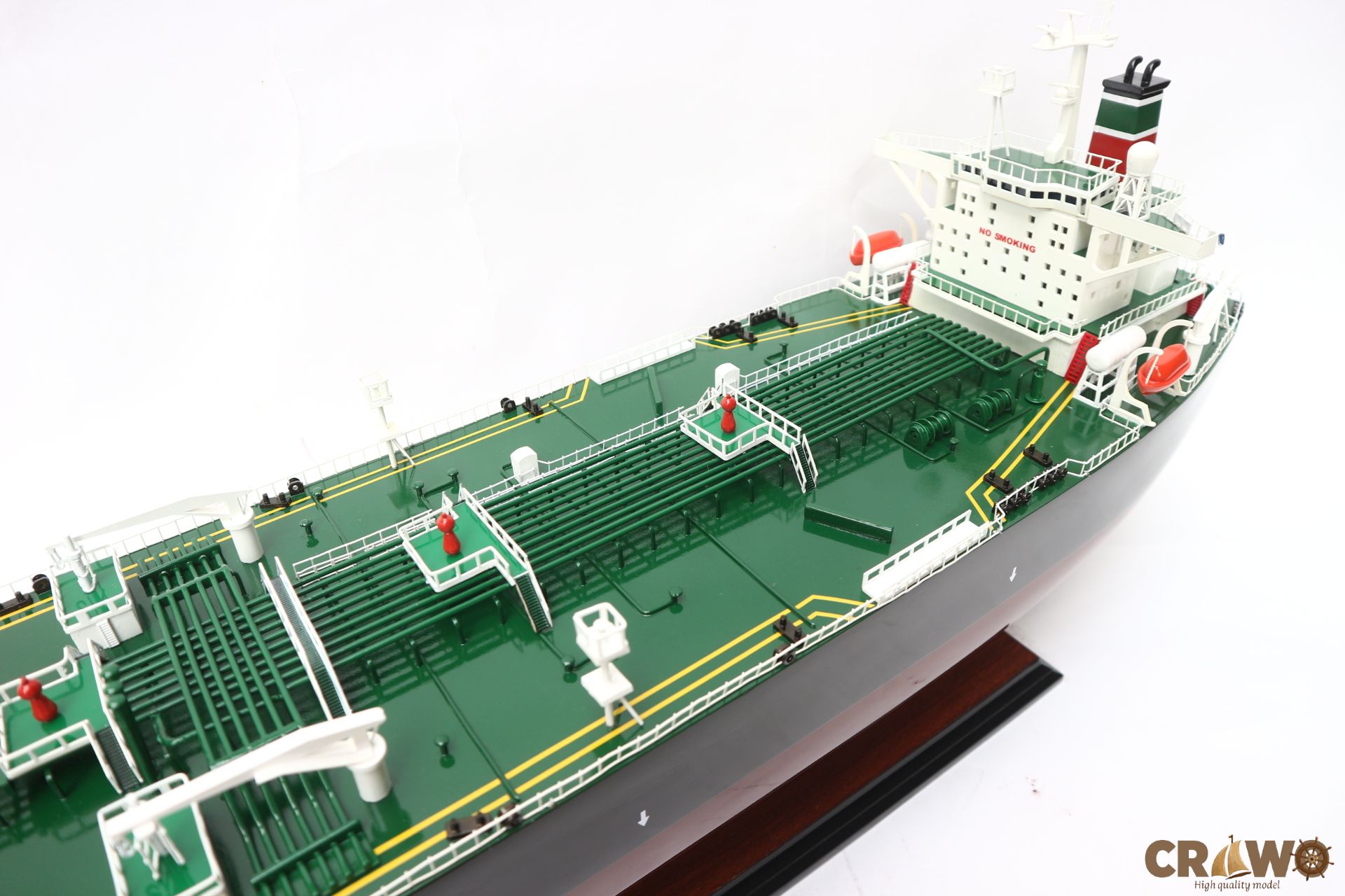 BRITISH PIONEER OIL TANKER WOODEN MODEL 40.2"