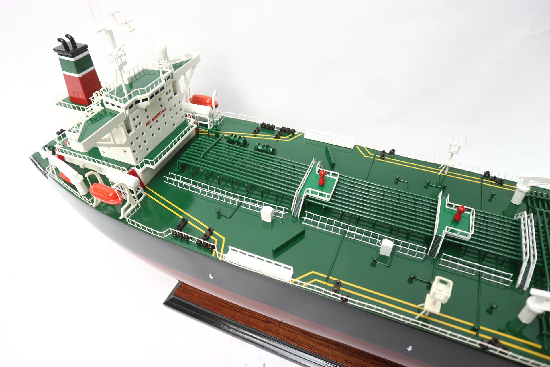 BRITISH PIONEER OIL TANKER WOODEN MODEL 40.2"