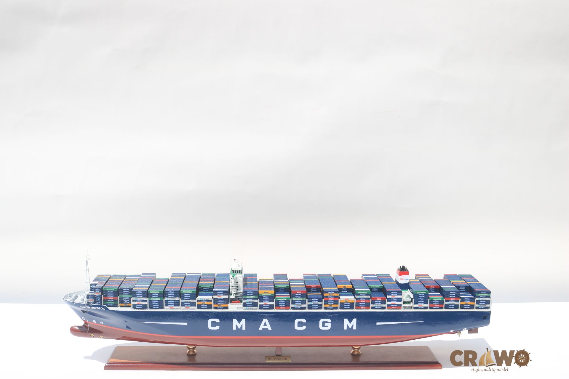 CMA CGM MARCO POLO CONTAINER SHIP MODEL 39.4"