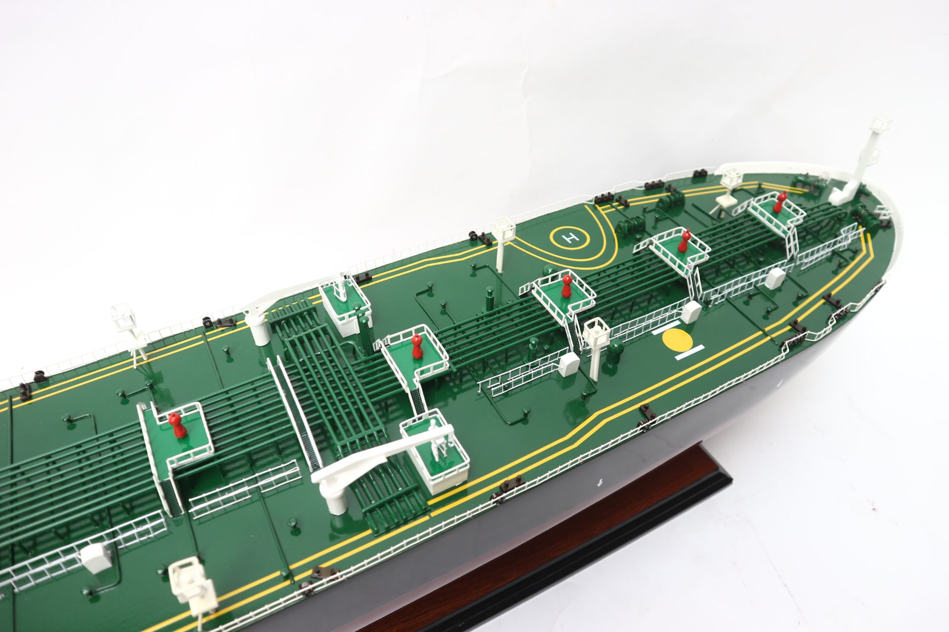 BRITISH PIONEER OIL TANKER WOODEN MODEL 40.2"