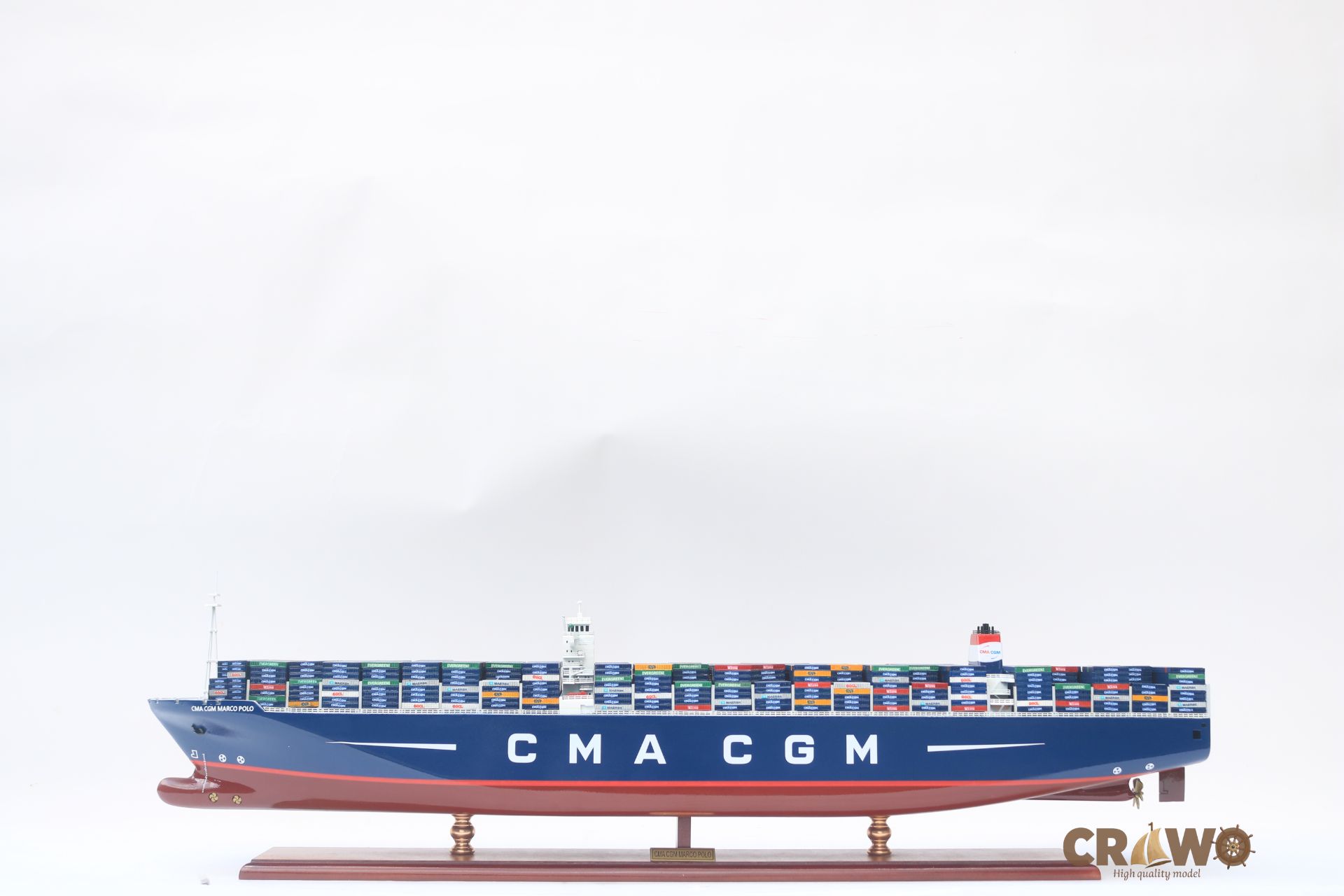 CMA CGM MARCO POLO CONTAINER SHIP MODEL 39.4"