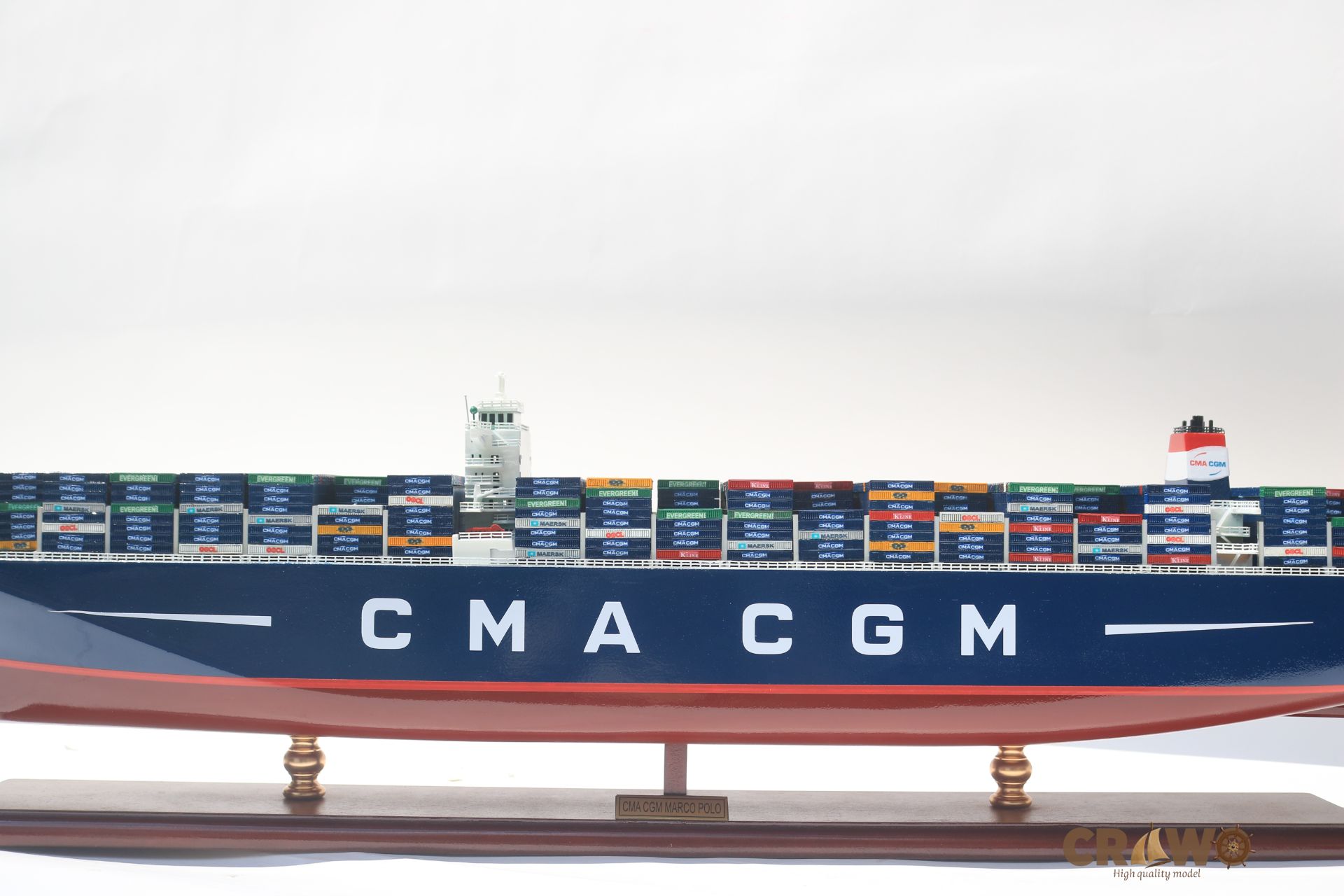 CMA CGM MARCO POLO CONTAINER SHIP MODEL 39.4"