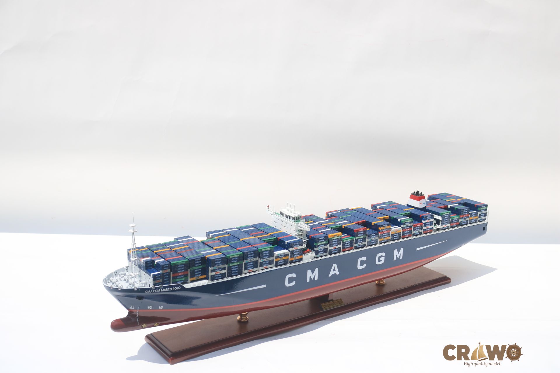 CMA CGM MARCO POLO CONTAINER SHIP MODEL 39.4"