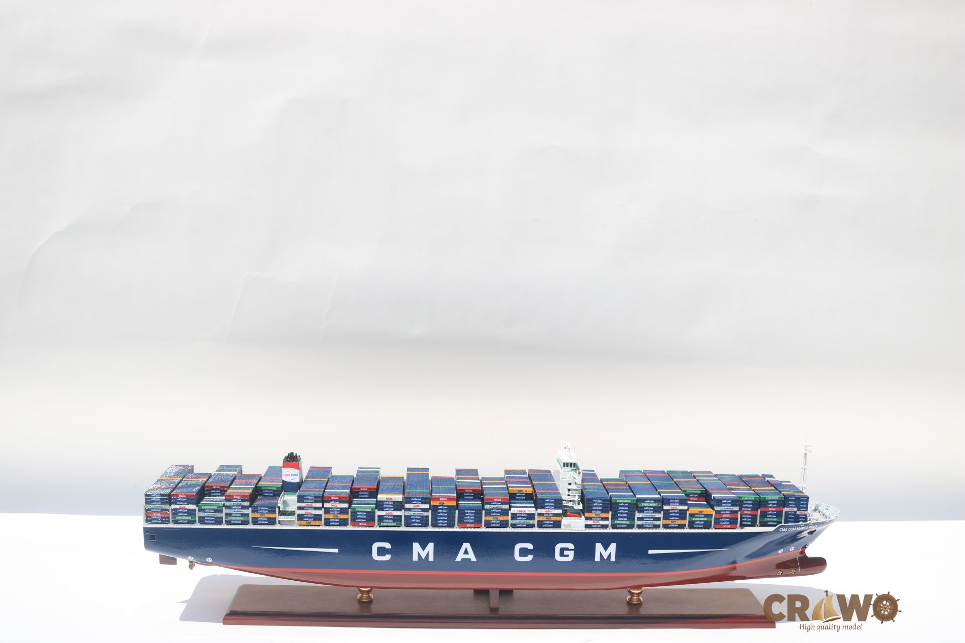 CMA CGM MARCO POLO CONTAINER SHIP MODEL 39.4"