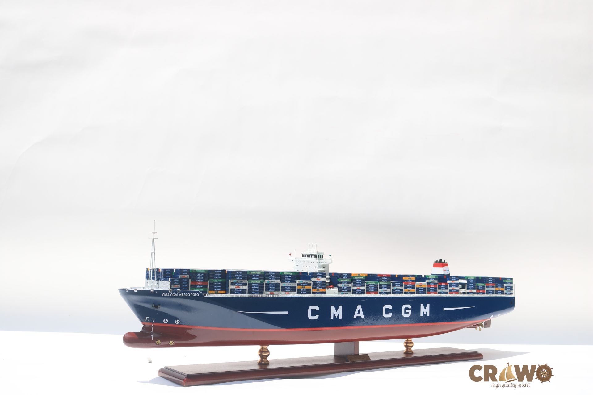CMA CGM MARCO POLO CONTAINER SHIP MODEL 39.4"