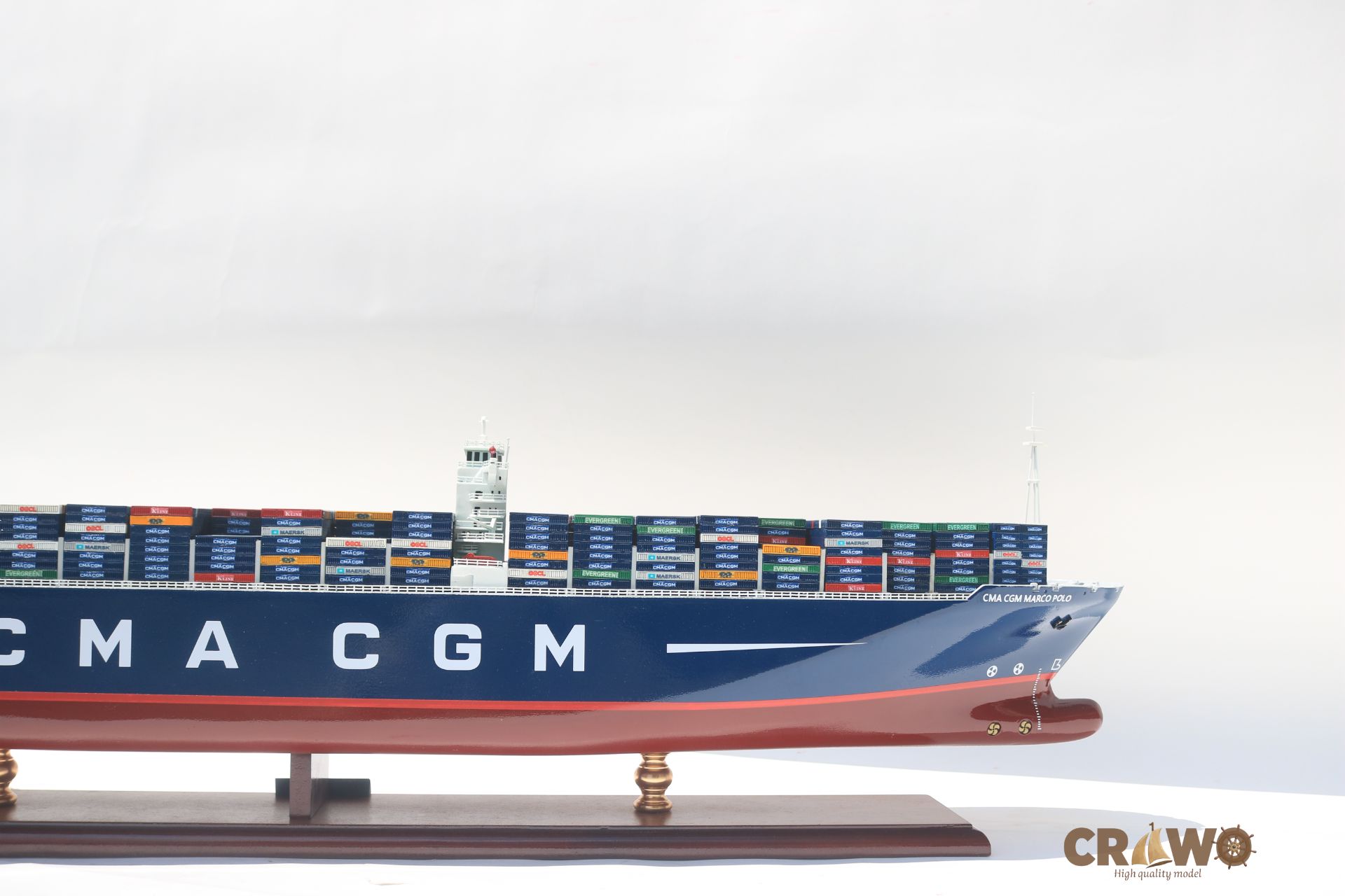 CMA CGM MARCO POLO CONTAINER SHIP MODEL 39.4"