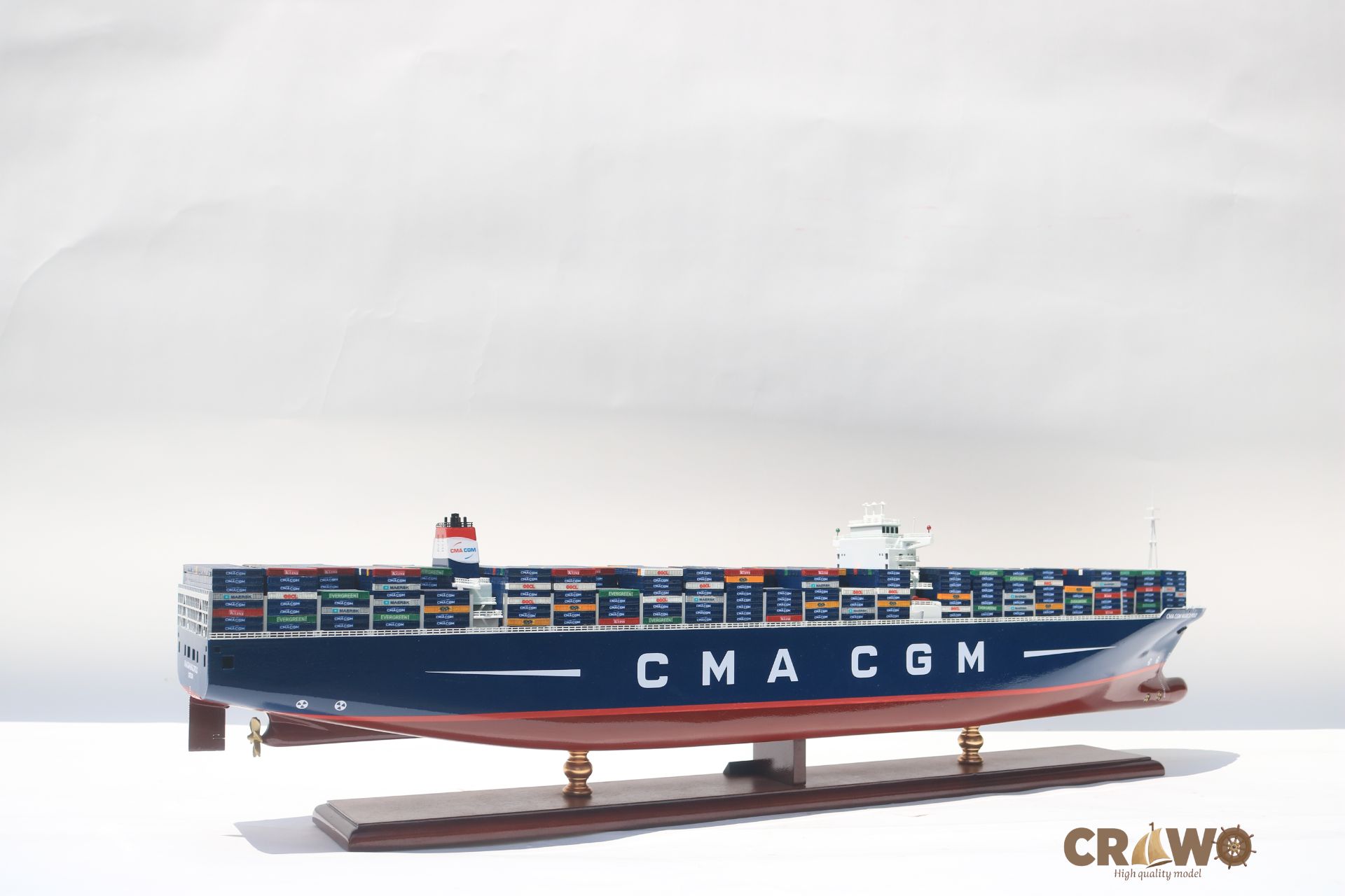 CMA CGM MARCO POLO CONTAINER SHIP MODEL 39.4"