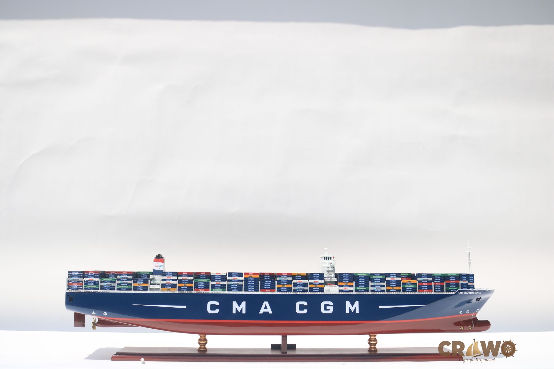 CMA CGM MARCO POLO CONTAINER SHIP MODEL 39.4"