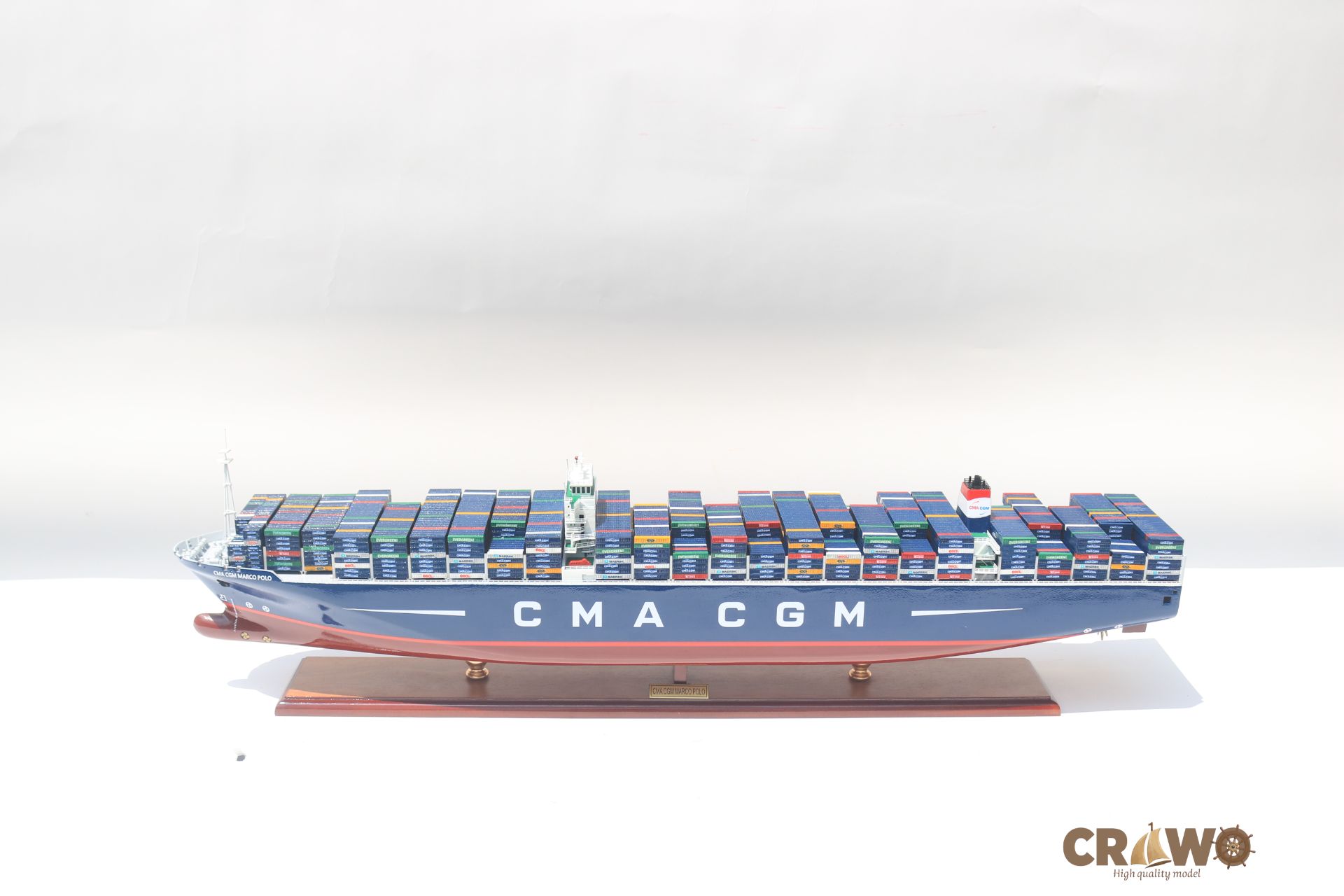 CMA CGM MARCO POLO CONTAINER SHIP MODEL 39.4"