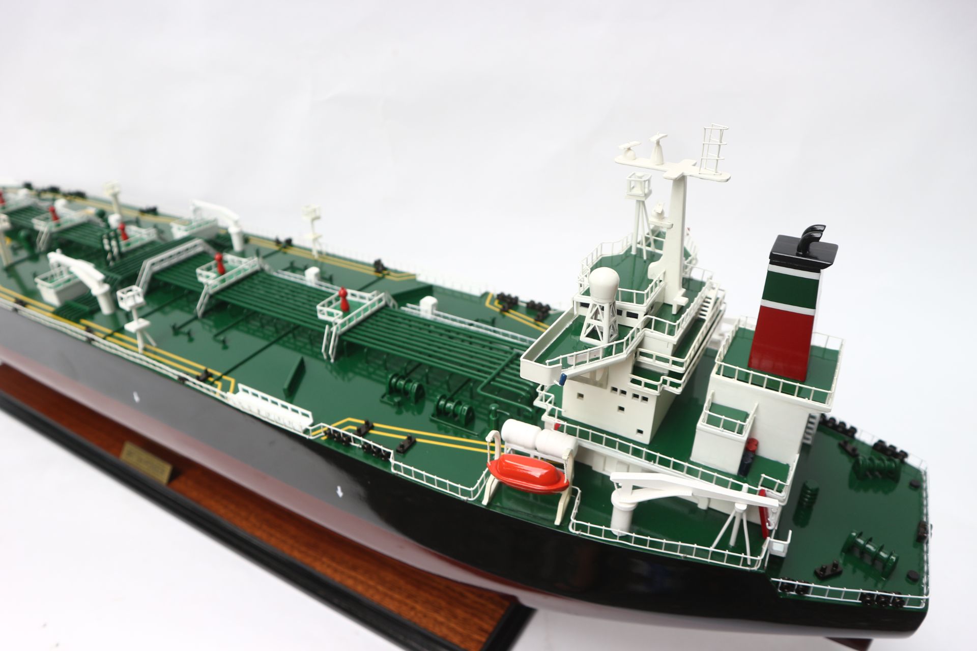 BRITISH PIONEER OIL TANKER WOODEN MODEL 40.2"