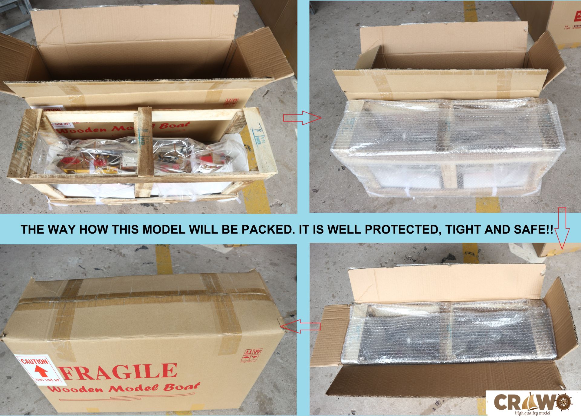 BULK AMERICAS CARGO SHIP MODEL 39.4"