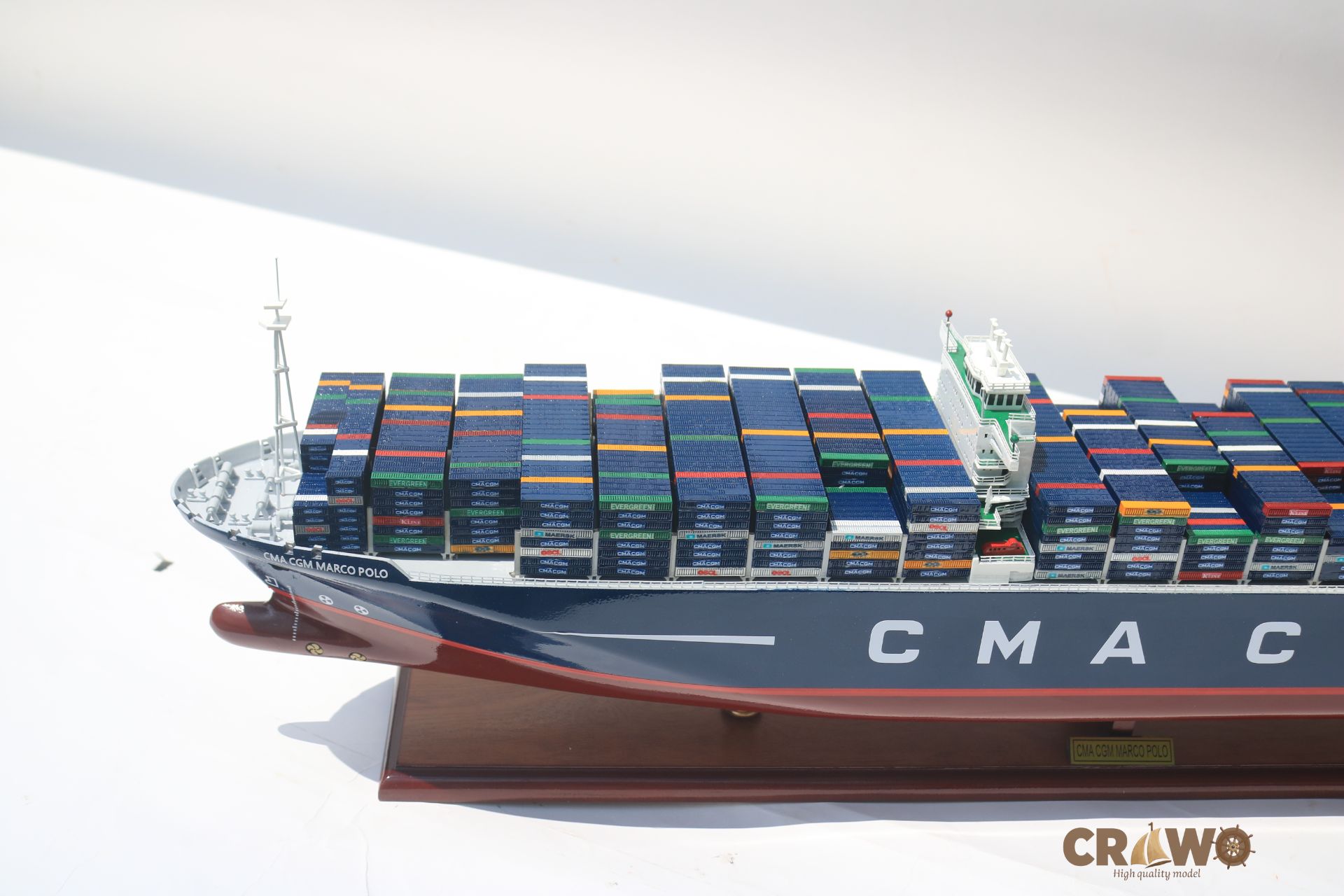 CMA CGM MARCO POLO CONTAINER SHIP MODEL 39.4"