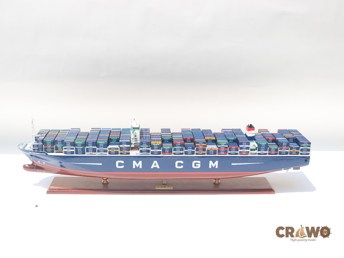 CMA CGM MARCO POLO CONTAINER SHIP MODEL 39.4"